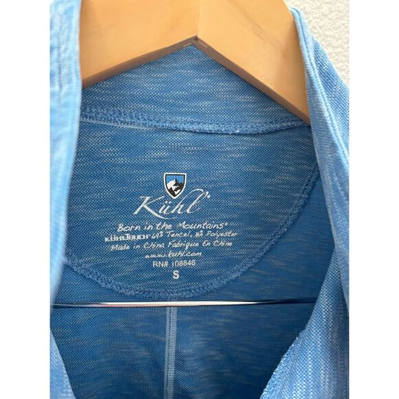 Kuhl Lightweight Zip Up Jacket Sweater Long Sleeve Blue Gray size small outdoor - Picture 3 of 5